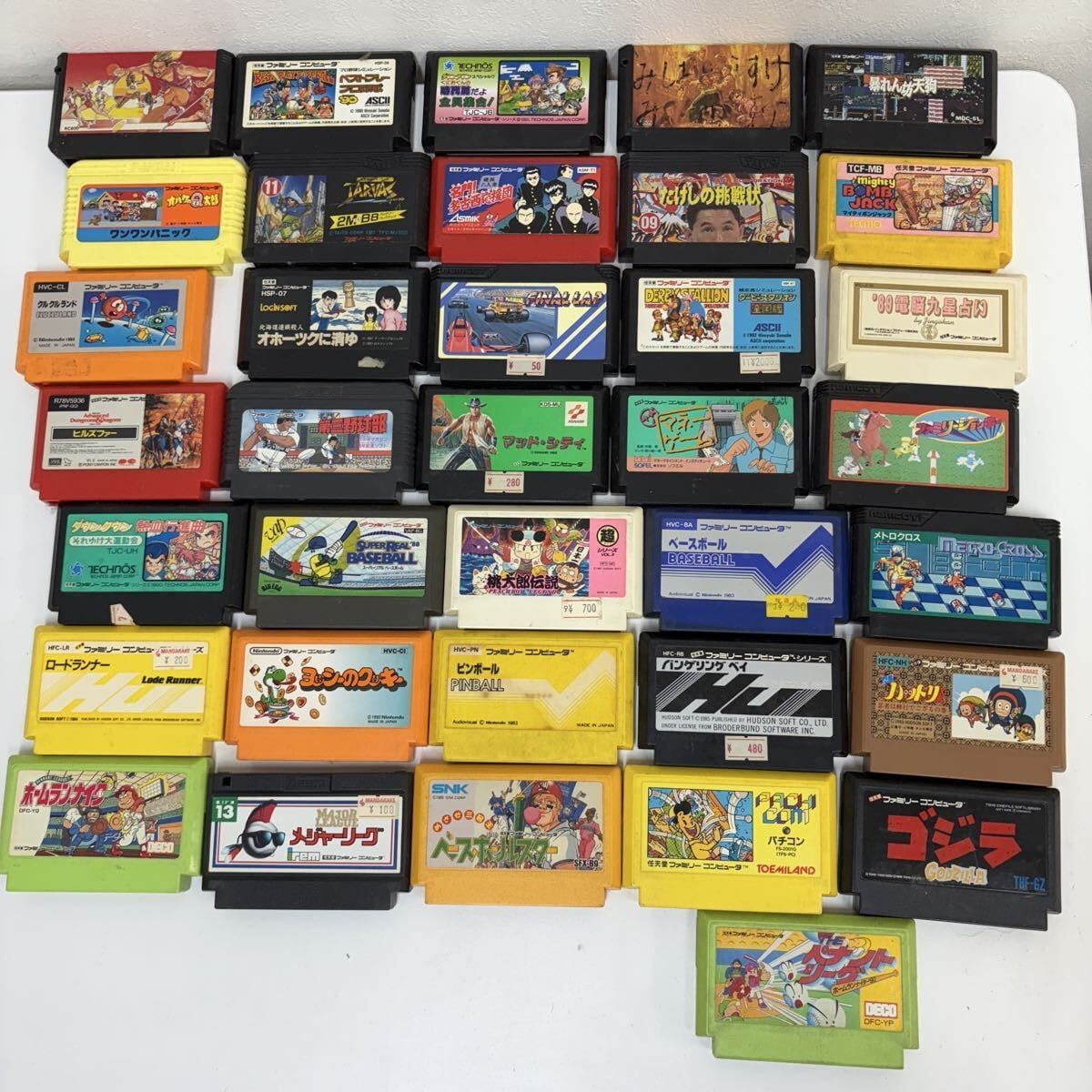 ゲームソフト 大量まとめて ファミコンソフト など